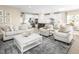 Open living space showcasing a comfortable seating area and stylish coffee table at 1025 Country Pasture Cv, Wendell, NC 27591