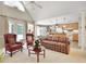 Bright living room with access to backyard and kitchen at 107 Knottingham Ct, Dunn, NC 28334