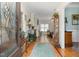 Elegant entryway featuring a stained glass door and hardwood floors at 3105 W Hampton Dr, Rocky Mount, NC 27804