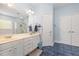 Elegant bathroom with double vanity, soaking tub, and separate shower at 3313 Overhead Ct, Willow Springs, NC 27592