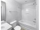 Simple bathroom with a single vanity and tub at 5107 Sandy Banks Rd, Raleigh, NC 27616