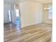 Spacious dining room with hardwood floors and chandelier at 281 Creekhaven Dr # 154, Angier, NC 27501