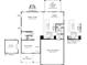 Main floorplan showing kitchen, Gathering room, and two car garage at 521 Impala Trce, Wendell, NC 27591
