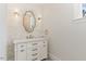 Elegant bathroom with a marble vanity and decorative tile at 600 Darian Woods Drive,, Holly Springs, NC 27540