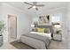 Comfortable bedroom with plush bedding and natural light at 600 Darian Woods Drive,, Holly Springs, NC 27540