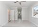 Bright bedroom with an open hallway view and new carpet at 600 Darian Woods Drive,, Holly Springs, NC 27540