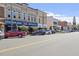 Street view of local businesses and shops at 214 College St, Oxford, NC 27565