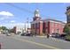 Scenic view of the town square with courthouse and shops at 214 College St, Oxford, NC 27565
