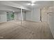 Finished basement with sliding glass doors and ample space at 114 Canterfield Rd, Cary, NC 27513