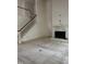 Spacious living room features a fireplace and hardwood floors at 492 Beechmast, Pittsboro, NC 27312