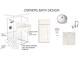 Elegant owner's bathroom design with white cabinets, quartz countertops, and a walk-in shower at 902 Sw Maynard Rd, Cary, NC 27511