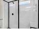 Large walk-in shower with subway tile and built-in seat at 46 Otter Hole Dr, Princeton, NC 27569