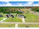 Aerial view of homes and lots in a rural setting at 46 Otter Hole Dr, Princeton, NC 27569