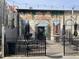 Coffeehouse/Beer/Wine patio with black metal fence and umbrellas at Lot C N King Ave, Dunn, NC 28334