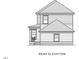 Rear elevation showing the home's back and second-story features at Lot C N King Ave, Dunn, NC 28334