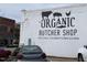 The Organic Butcher Shop exterior wall mural in Historic Downtown Dunn at Lot C N King Ave, Dunn, NC 28334
