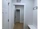 Laundry room with cabinets and shelving at 114 Shoshone Dr, Louisburg, NC 27549