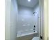 Clean bathroom with a bathtub and shower at 114 Shoshone Dr, Louisburg, NC 27549