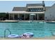 Enjoy resort-style pool with water features and plenty of space for relaxation at 168 Newport Lndg, Garner, NC 27529
