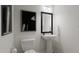 Clean bathroom with pedestal sink and modern fixtures at 4038 Elk Creek Ln # 60, Raleigh, NC 27612
