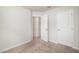 Bedroom with double closets and access to hallway at 1109 Pale Moss Dr, Durham, NC 27704