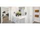 Modern bathroom with double vanity and walk-in closet at 65 Ethel Ln, Angier, NC 27501
