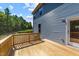 Wooden deck and side view of house at 165 Brookhaven Dr, Spring Hope, NC 27882