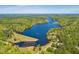 Aerial view of Lake Royale, showcasing its serene beauty and vast expanse at 102 Mayan Dr, Louisburg, NC 27549