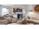 Bright and airy living room with comfortable seating and a view of the kitchen at 616 Beaminster Pl, Fuquay Varina, NC 27526
