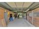Spacious barn interior with multiple horse stalls at 1100 Branch Chapel Church Rd, Selma, NC 27576