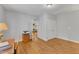 Bright office with hardwood floors and built-in closet at 1100 Branch Chapel Church Rd, Selma, NC 27576