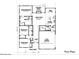 First floor plan showcasing a spacious layout with 3 bedrooms at 15 Bella Ln, Zebulon, NC 27597