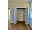 Large walk-in closet with shelving and hanging space at 15 Bella Ln, Zebulon, NC 27597