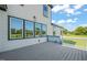 Gray deck with a view of a large green yard at 2804 Jack Mitchell Rd, Zebulon, NC 27597