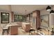 Modern kitchen with island, stainless steel appliances, and ample counter space at 109 Jones Ave, Hillsborough, NC 27278