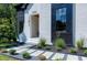 Inviting entryway with stone walkway and modern design at 5406 Garrett Rd, Durham, NC 27707