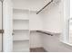 Large walk-in closet with shelves and hanging rods at 2074 Burch Bridge Rd, Burlington, NC 27217