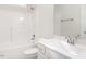 Clean bathroom with a bathtub and shower at 2074 Burch Bridge Rd, Burlington, NC 27217