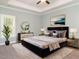 Main bedroom with plush carpet and elegant furnishings at 2074 Burch Bridge Rd, Burlington, NC 27217