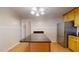 Kitchen features granite countertops and stainless steel refrigerator at 5141 Nc 56, Franklinton, NC 27525