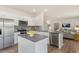 Modern kitchen with stainless steel appliances and ample counter space at 6421 Alfalfa Ln, Wake Forest, NC 27587