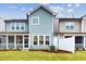 Townhome with screened porch and grassy yard at 7717 Litcham Dr, Raleigh, NC 27615