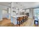 Modern kitchen with white cabinets, quartz countertops, and stainless steel appliances at 170 Aberdeen, Rocky Mount, NC 27804