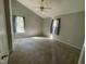 Primary bedroom with high ceiling and carpet flooring at 5336 Covington Cross Dr, Knightdale, NC 27545