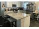 Spacious kitchen with granite countertops and stainless steel appliances at 5336 Covington Cross Dr, Knightdale, NC 27545