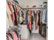 Large walk-in closet with ample hanging space and shelving at 997 Jackson Rd, Fuquay Varina, NC 27526