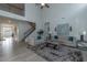 Two-story living area with high ceilings and lots of natural light at 591 Glenkirk Pl # 106, Garner, NC 27529