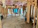 Under construction home interior with exposed framing and unfinished rooms at 255 Roberts Ave, Henderson, NC 27537