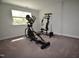 Home gym with elliptical and weight machine at 725 Traditions Grande Blvd, Wake Forest, NC 27587