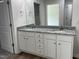 Double vanity bathroom with granite countertops at 170 Lotus Ave, Smithfield, NC 27577